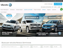 Tablet Screenshot of liberatoveiculos.com.br